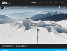 Tablet Screenshot of goproheroes.com